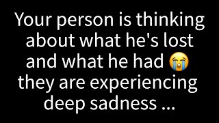 Your person is thinking about what hes lost and what he had They are experiencing deep sadness [upl. by Aicerg]