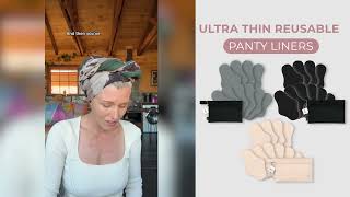 ♻️ Ultra Thin amp Reusable The Perfect Panty Liner with Wings 🌺 [upl. by Jolee]