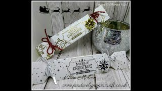 7 Festive Friday 3 Sided Heat Embossed Christmas Cracker [upl. by Cohe410]