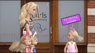 Barbie  Chelsea Gets Her Ears Pierced  Ep131 [upl. by Bilbe9]