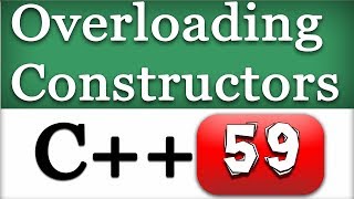 Overloading Class Constructors  C Object Oriented Programming Video Tutorial [upl. by Assiral]