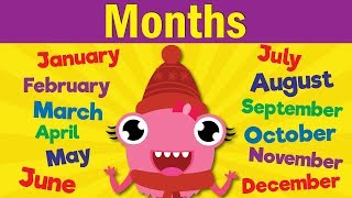 Months of the year song for kids  English Months song for children  Kindergarten Months song [upl. by Meehan163]