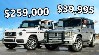 2020 MercedesAMG G63 vs The Cheapest AMG GClass You Can Buy [upl. by Wills]