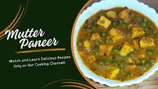 easy mutter paneer recipeteasty mutter paneer recipe [upl. by Asilrac]