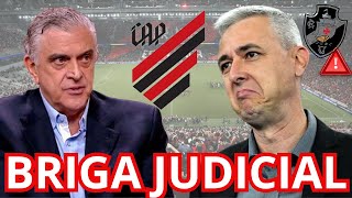 BRIGA JUDICIAL  ATHLETICO PEDE PENHORA DE BENS [upl. by Inanaup]