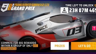 Asphalt 8  New king👑 FV frangivento sorpasso Gt3 full test amp review [upl. by Kevin711]