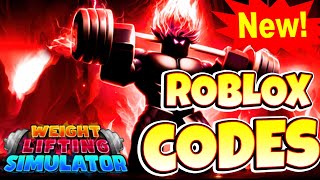 Weight Lifting Simulator Roblox GAME ALL SECRET CODES ALL WORKING CODES [upl. by Ximenez]