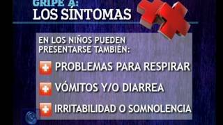 Síntomas de la gripe A  Telefe Noticias [upl. by Henriques]