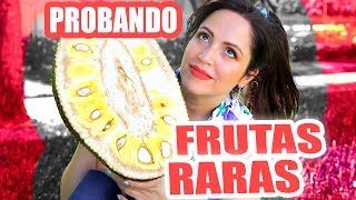 Probando Frutas RARAS Asiáticas y Exoticas SandraCiresArt [upl. by Outhe]