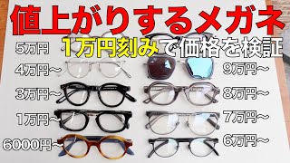 値上げラッシュのメガネの価格を検証！ モスコット「レムトッシュ」が２倍？ 鯖江＆海外ブランドの最新相場とは？ [upl. by Hokanson251]