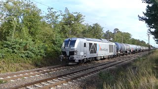 Bahnverkehr Bergstraße 🚇 Pfungstadt 📹 Bickenbach 📹 1492024 [upl. by Ahasuerus631]