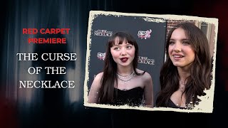 The Curse of the Necklace Red Carpet film premiere Violet and Madeleine McGraw [upl. by Stetson]