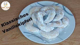 Vanillekipferl Rezept Klassisches Vanillekipferl selber machen 48 [upl. by Montano216]