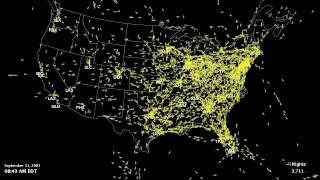 September 11 FAA Closure of US Airspace [upl. by Lidah]