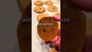 what happens if you use wax paper instead of parchment paper baking chocolatechipcookies [upl. by Kelleher]