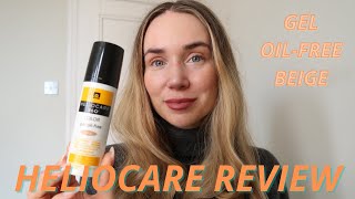 HELIOCARE 360 COLOR GEL OILFREE  BEIGE  TINTED SPF  PERFECT FOR ACNE AND OILY SKIN [upl. by Glass989]