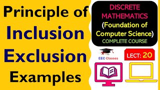 L20 Principle of Inclusion Exclusion  Examples  Discrete Mathematics Lectures in Hindi [upl. by Gunnar134]