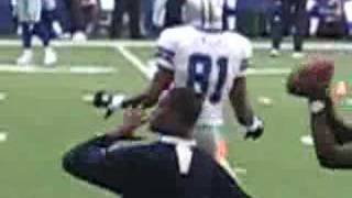 Terrell Owens dancing to Soulja Boy before Dallas Cowboys vs Vikings game [upl. by Cryan]