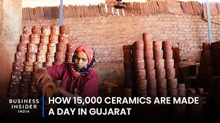 How 15000 Ceramics Are Made A Day In Gujarat  Big Business [upl. by Norreg]