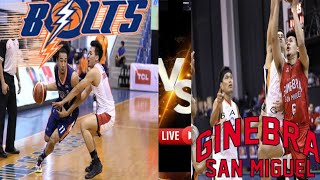 PBA LIVE TODAY BARANGAY GINEBRA VS MERALCO BOLTS JANUARY 23 2022 [upl. by Atsyrk171]