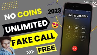 free Unlimited call to anybody  Aadidey  fake call  fake number showing calls  free credits [upl. by Losyram959]