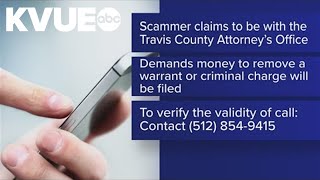 Travis County warning residents about phone scam [upl. by Zeke]