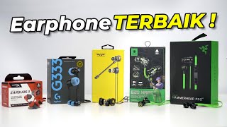 7 Rekomendasi EARPHONE GAMING Murah TERBAIK 2024 [upl. by Yllor933]