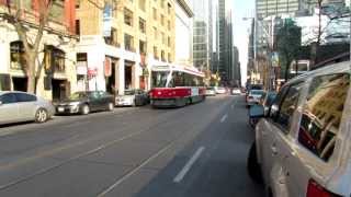 Toronto StreetcarsNov 16th 2012 [upl. by Burrton706]