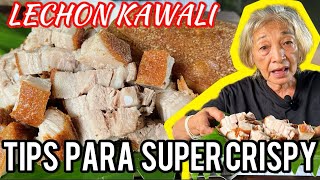 Lechon Kawali Tips Para Super Crispy  Lechon Kawali  Lola Vlogger [upl. by Norina]