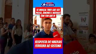 Nikolas Ferreira da resposta a altura sobre Marçal shorts [upl. by Tawney]