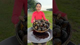 Snail crispy cook recipe shortvideo shorts cooking food recipe [upl. by Aynav]