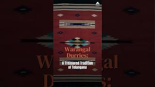 Warangal Durries of Telangana  telanganatourism telanganaheritage warangal pleachindia [upl. by Eniamraj]