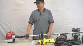 Shindaiwa T242 line trimmer Review by Gardenland Power Equipment [upl. by Carbone]