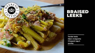 BRAISED LEEKS recipe [upl. by Gnuh]