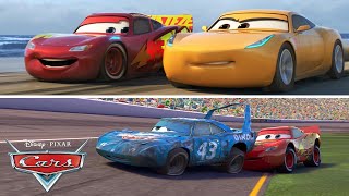 Lightning McQueens Kindest Racing Moments  Pixar Cars [upl. by Ewall475]