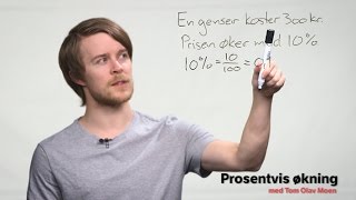 Prosentvis økning [upl. by Isied]