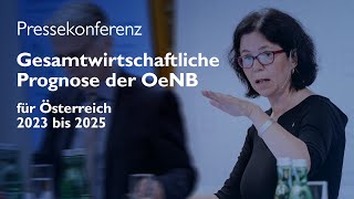 Gesamtwirtschaftliche Prognose für Österreich 2023 bis 2025 [upl. by Ahsoik]