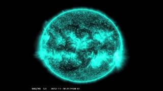 Suns XRay Flare Throws Earth High Proton Flux  Video [upl. by Fillian]