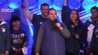 Baena en discurso de cierre de campaña MIRA 2014 [upl. by Jaquenette]