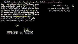 Galois Group of Cyclotomic Polynomial [upl. by Anrat]