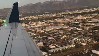 Delta Embraer 175 descends into Salt Lake City Utah 1829 hrs Saturday 28 September 2024 [upl. by Sicnarf522]