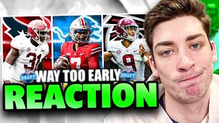 Reacting to my Way Too Early 2023 NFL Mock Draft [upl. by Troyes]