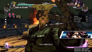 JoJos Bizzare Adventure AllStar Battle R  Rudol von Stroheim DLC Moveset Showcase [upl. by Adyl]