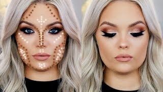 HOW TO CONTOUR ROUND FACE [upl. by Yelyk]