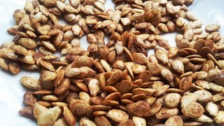 Roasted Pumpkin Seeds amp Health Benefits [upl. by Noemad990]