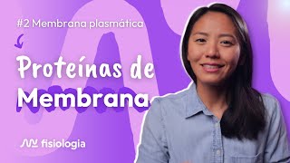 2 MEMBRANA PLASMÁTICA PROTEÍNAS DE MEMBRANA  MK Fisiologia [upl. by Bywaters]