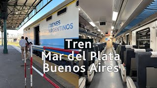 Tren a Mar del Plata Trenes Argentinos [upl. by Korwin]