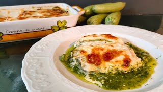 Parmigiana bianca di melanzane  ricetta facile della cucina italiana [upl. by Tengler]