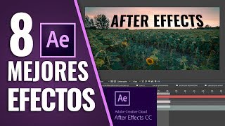 8 MEJORES EFECTOS en AFTER EFFECTS [upl. by Drexler]