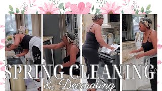 New2024 Spring Clean  Decorate with me LETS CLEAN AND DECORATE THE KITCHEN FOR SPRING  EASTER 🐣 [upl. by Yessej]